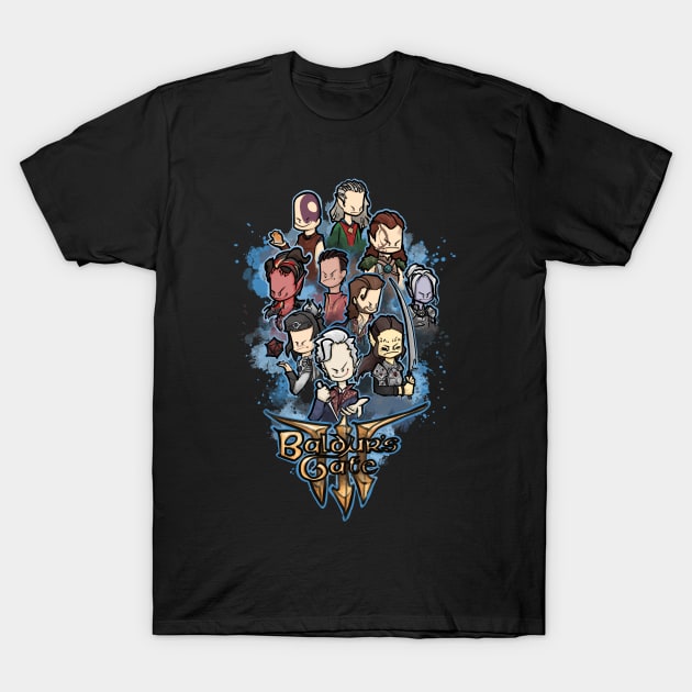 Baldur's gate 3 Full party T-Shirt by ArryDesign